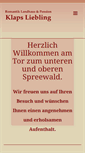 Mobile Screenshot of klapsliebling.de