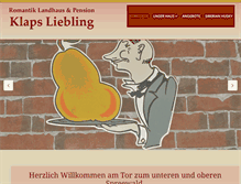 Tablet Screenshot of klapsliebling.de